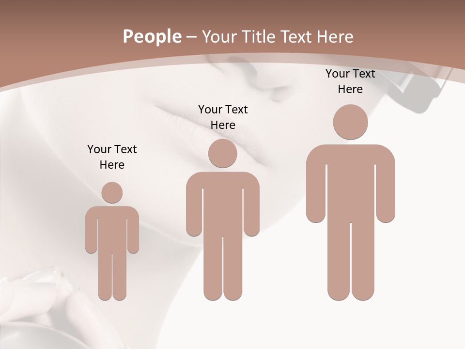 Close Up Holding High PowerPoint Template