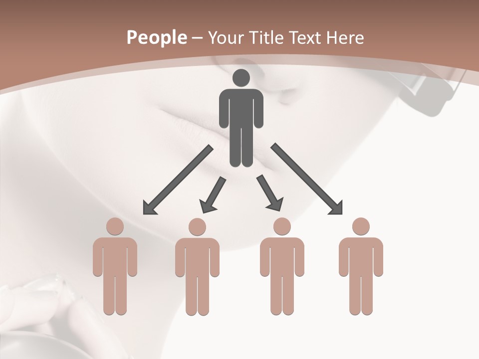 Close Up Holding High PowerPoint Template