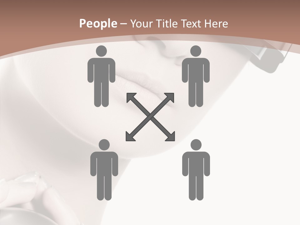 Close Up Holding High PowerPoint Template