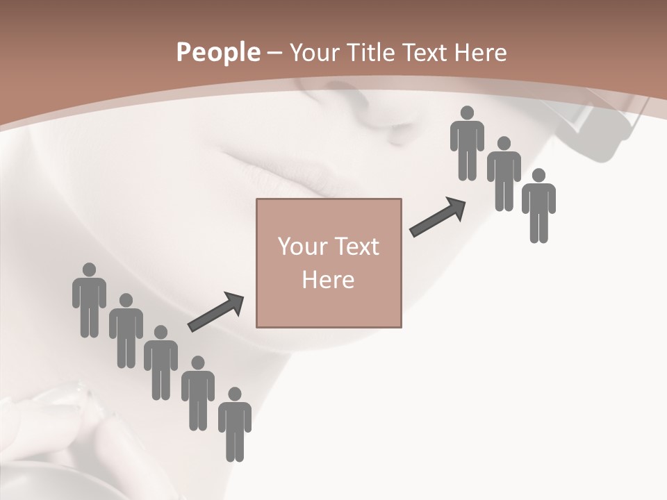 Close Up Holding High PowerPoint Template