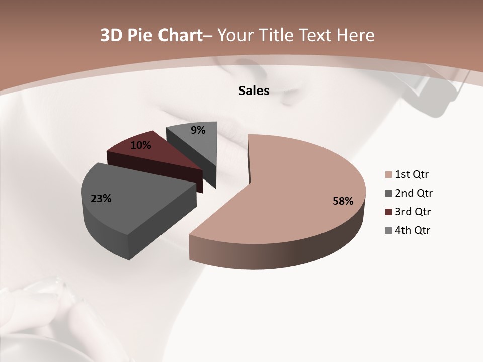 Close Up Holding High PowerPoint Template