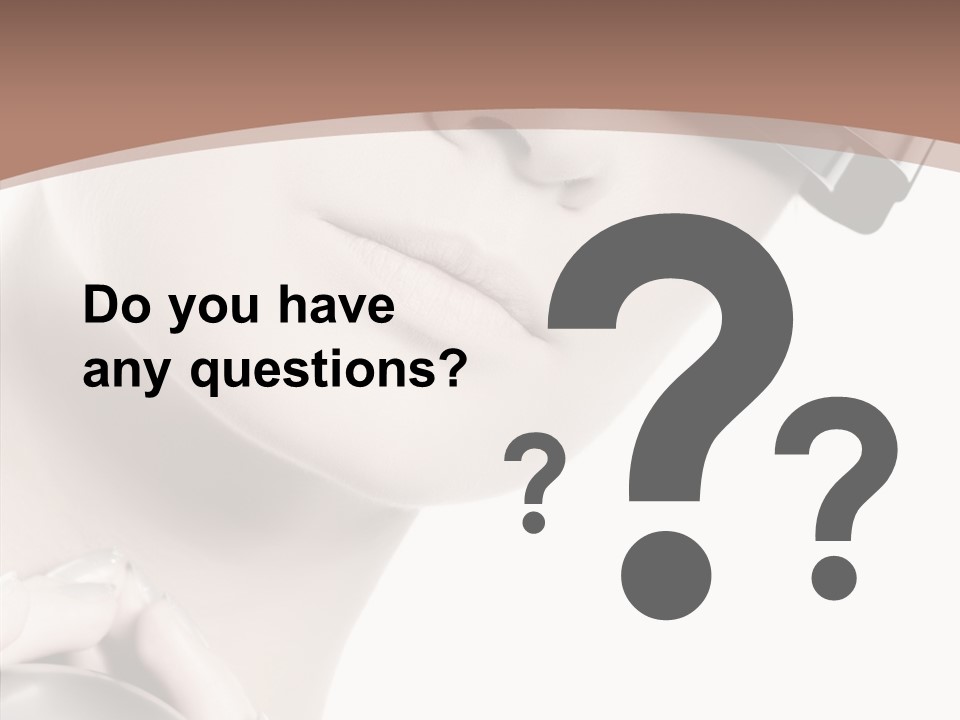 Close Up Holding High PowerPoint Template