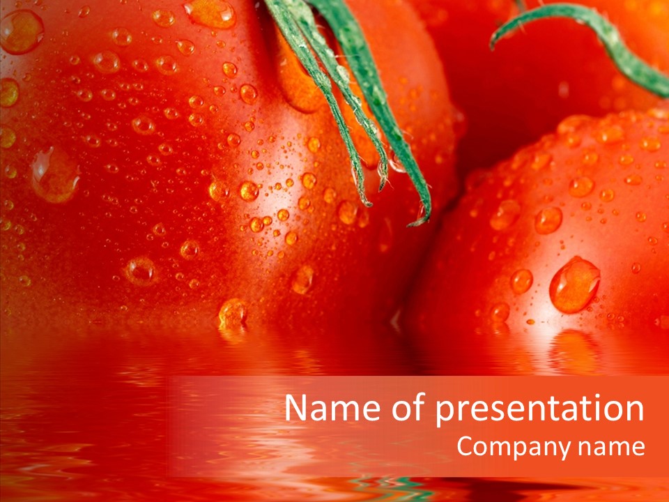 Freshly Whole Ingredient PowerPoint Template