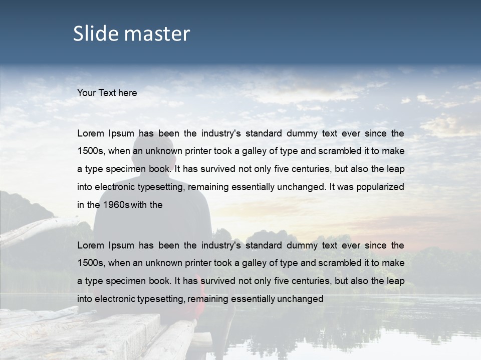 Camping Summer Leisure PowerPoint Template