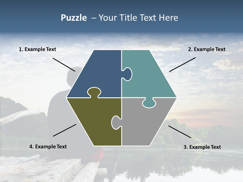 Camping Summer Leisure PowerPoint Template