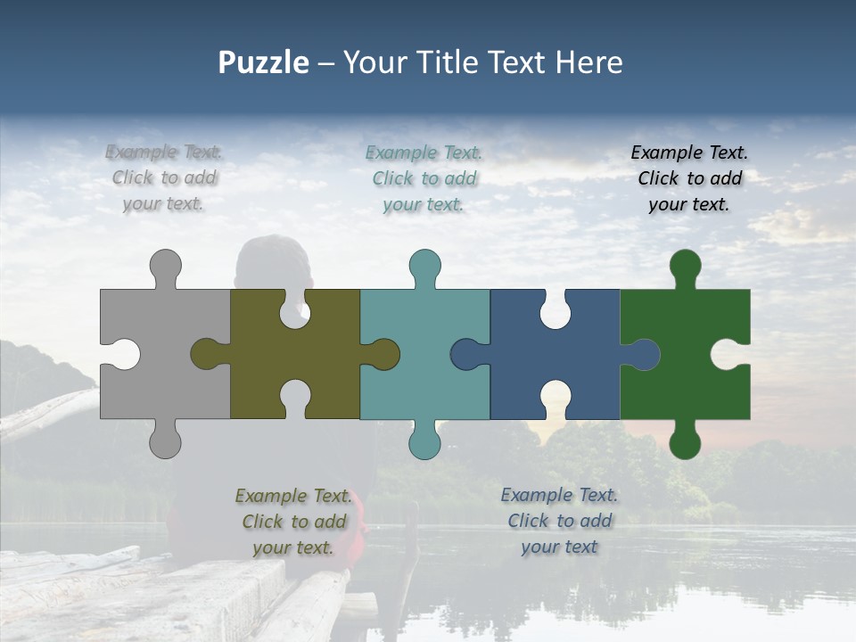 Camping Summer Leisure PowerPoint Template