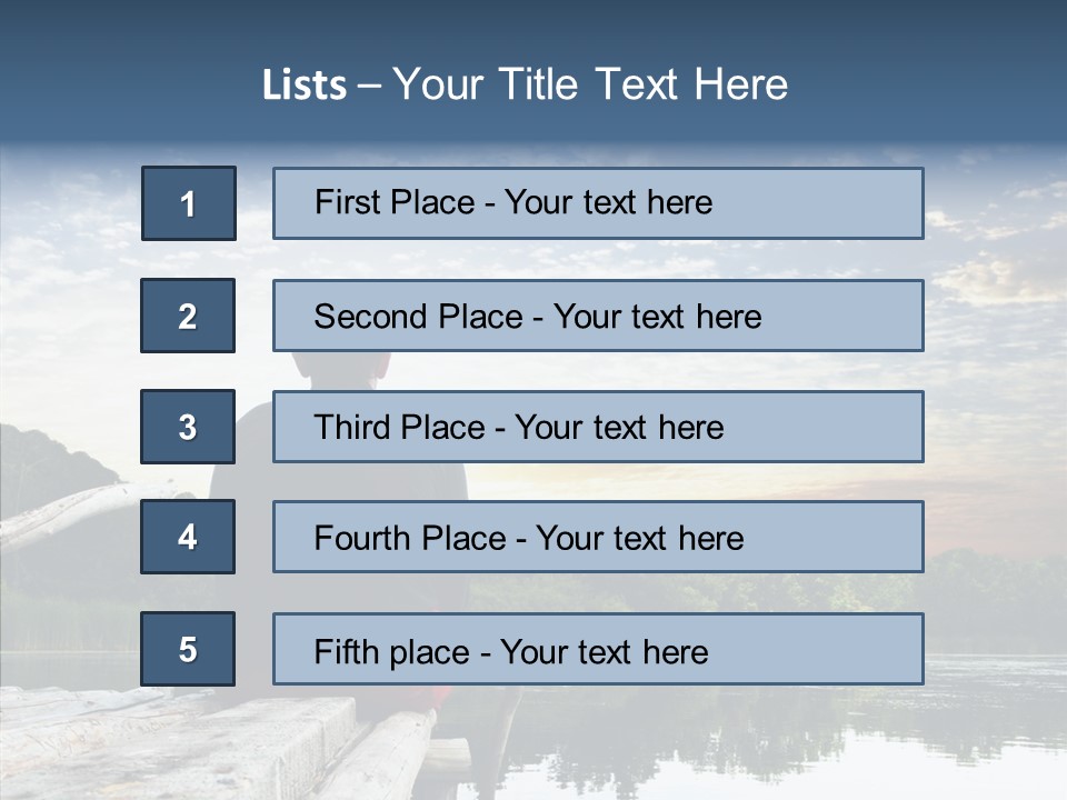 Camping Summer Leisure PowerPoint Template
