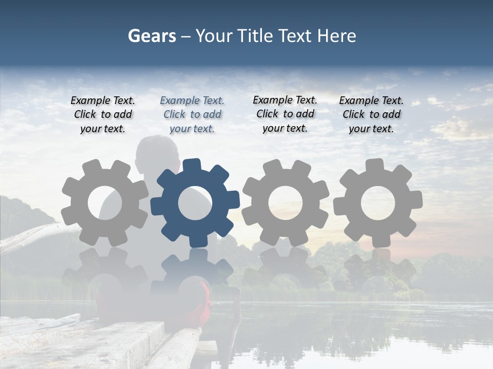 Camping Summer Leisure PowerPoint Template