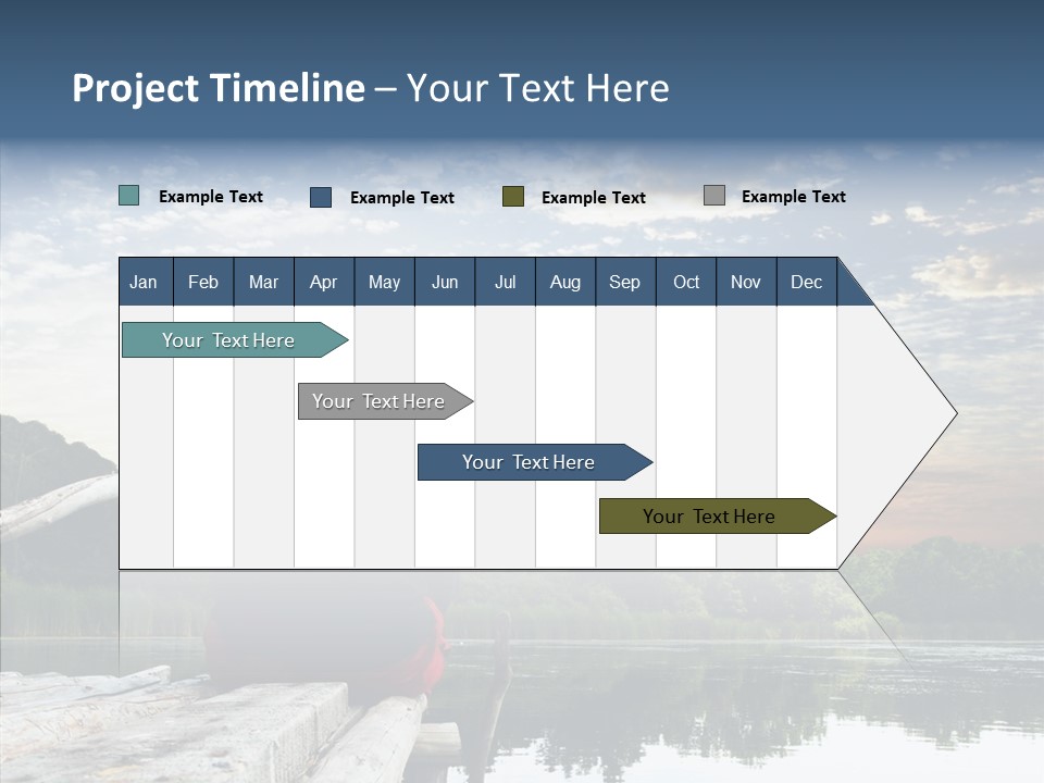Camping Summer Leisure PowerPoint Template