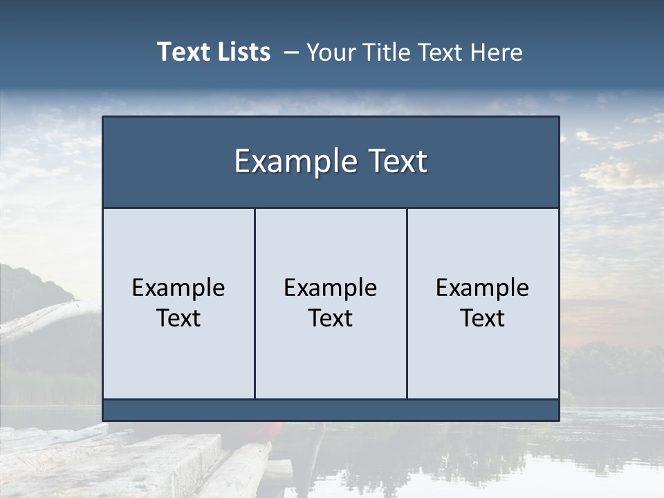 Camping Summer Leisure PowerPoint Template