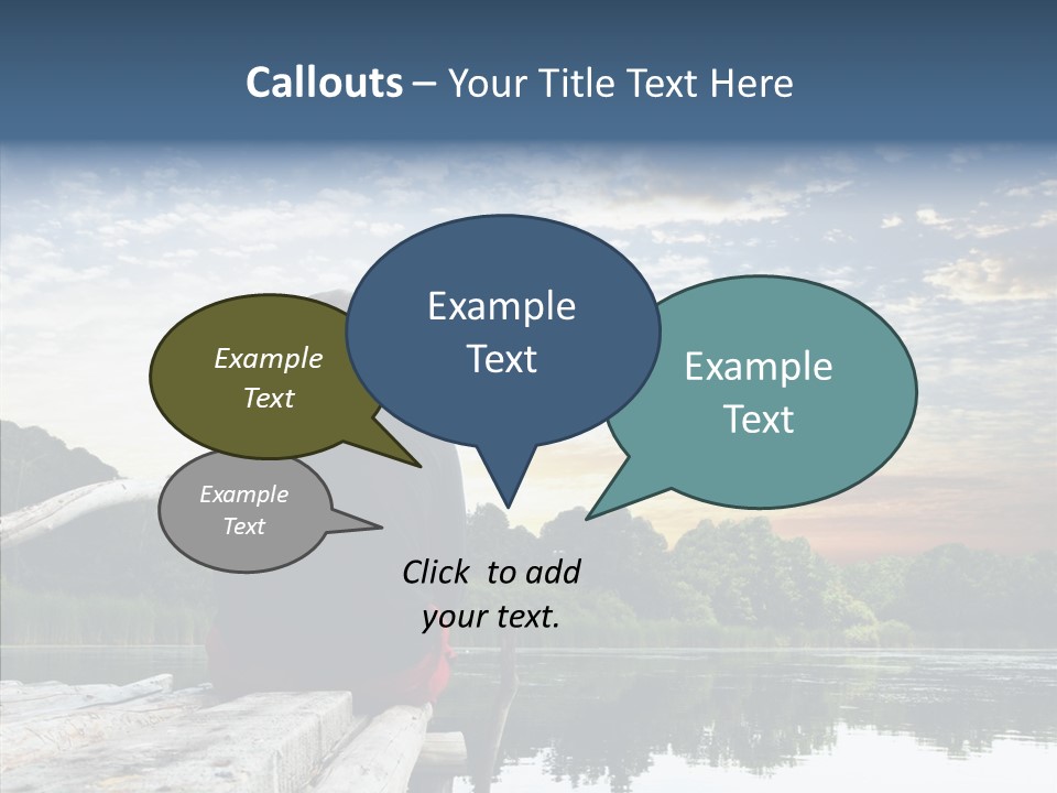 Camping Summer Leisure PowerPoint Template