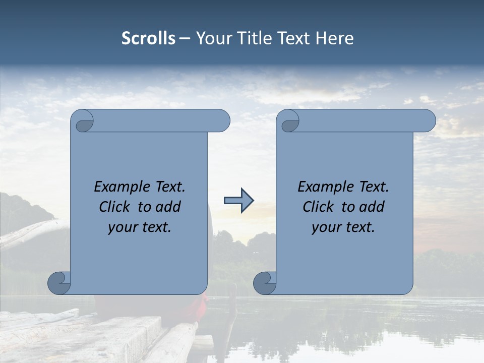Camping Summer Leisure PowerPoint Template