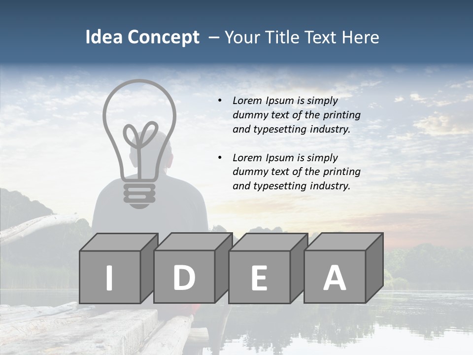 Camping Summer Leisure PowerPoint Template