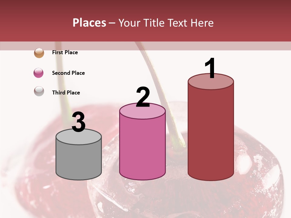 Cherry Berry Dessert PowerPoint Template