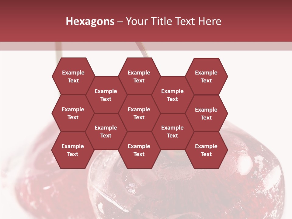 Cherry Berry Dessert PowerPoint Template