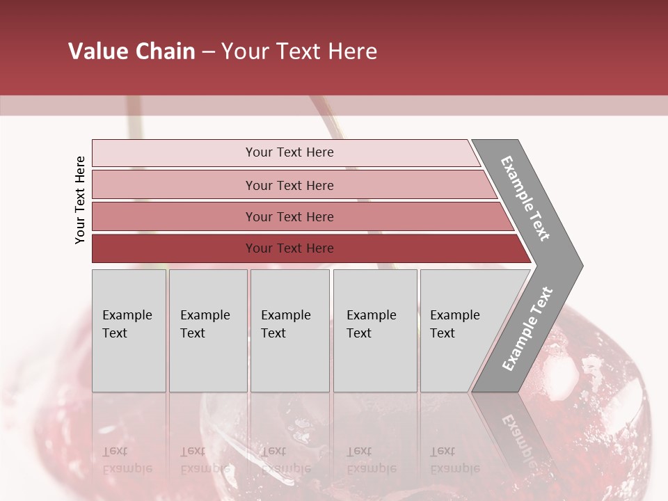 Cherry Berry Dessert PowerPoint Template