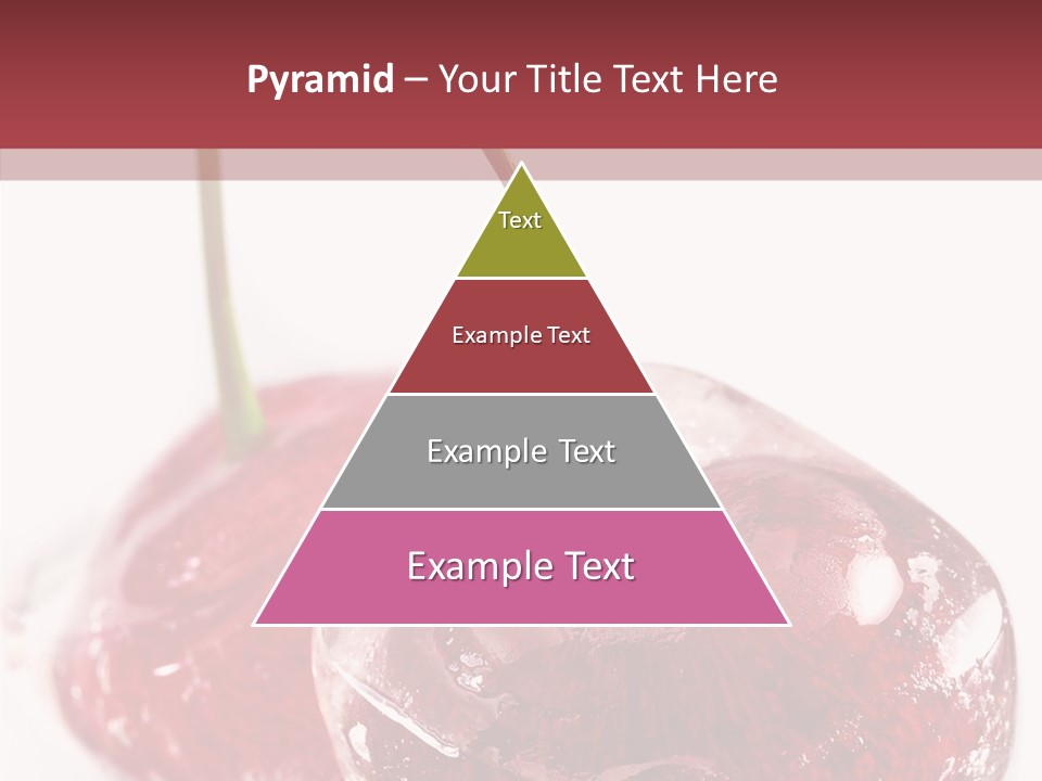 Cherry Berry Dessert PowerPoint Template