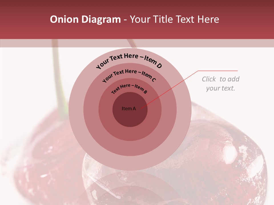 Cherry Berry Dessert PowerPoint Template