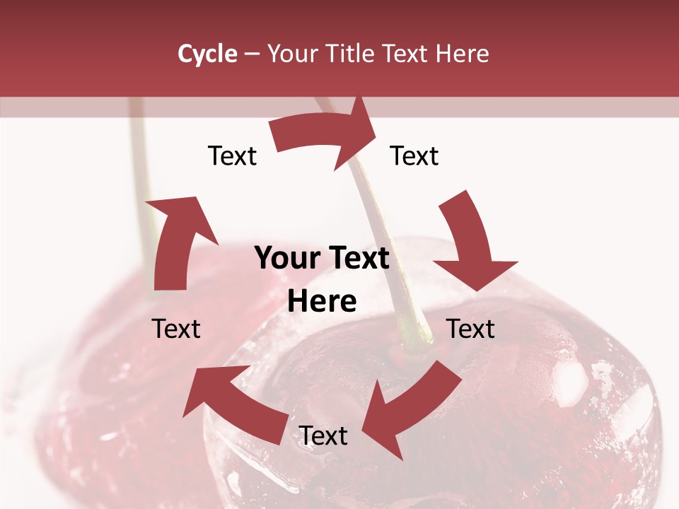 Cherry Berry Dessert PowerPoint Template