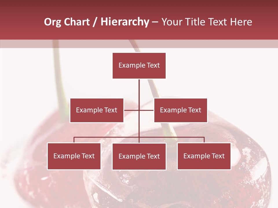 Cherry Berry Dessert PowerPoint Template