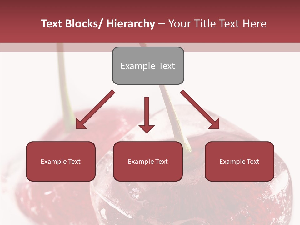 Cherry Berry Dessert PowerPoint Template