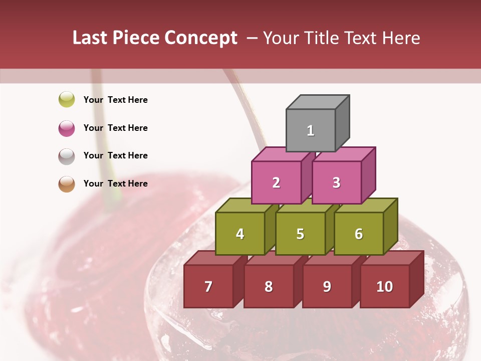 Cherry Berry Dessert PowerPoint Template