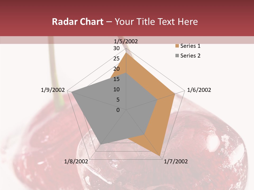 Cherry Berry Dessert PowerPoint Template
