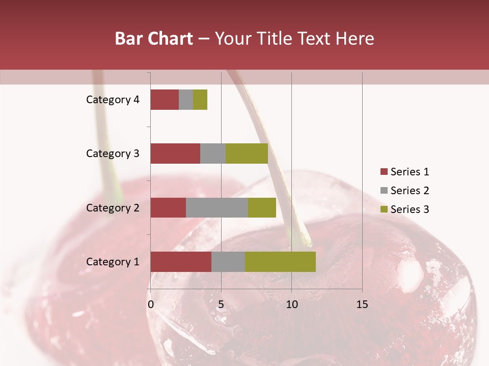 Cherry Berry Dessert PowerPoint Template