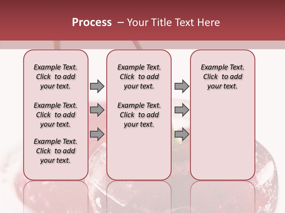 Cherry Berry Dessert PowerPoint Template