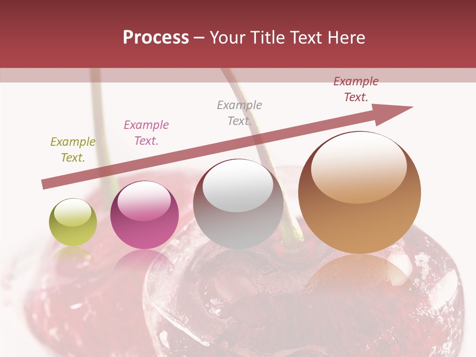 Cherry Berry Dessert PowerPoint Template