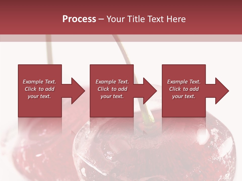 Cherry Berry Dessert PowerPoint Template