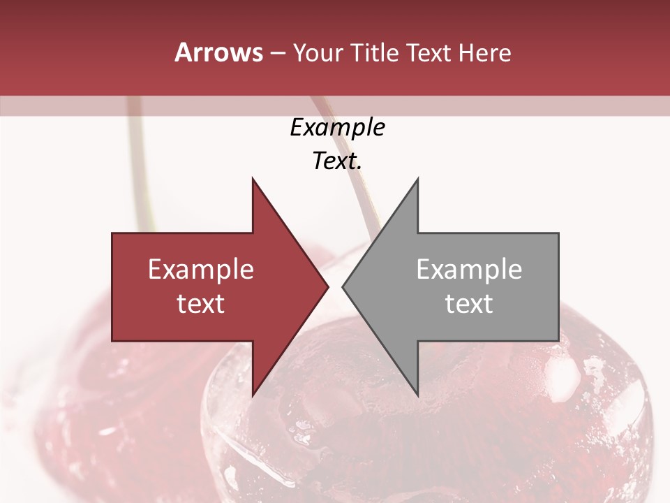Cherry Berry Dessert PowerPoint Template