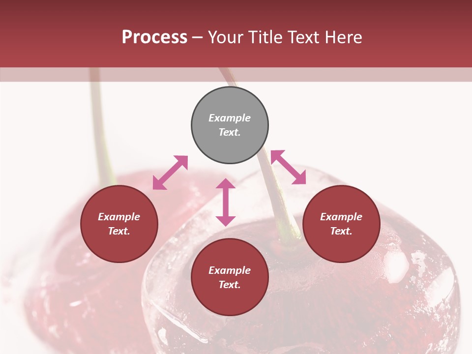 Cherry Berry Dessert PowerPoint Template