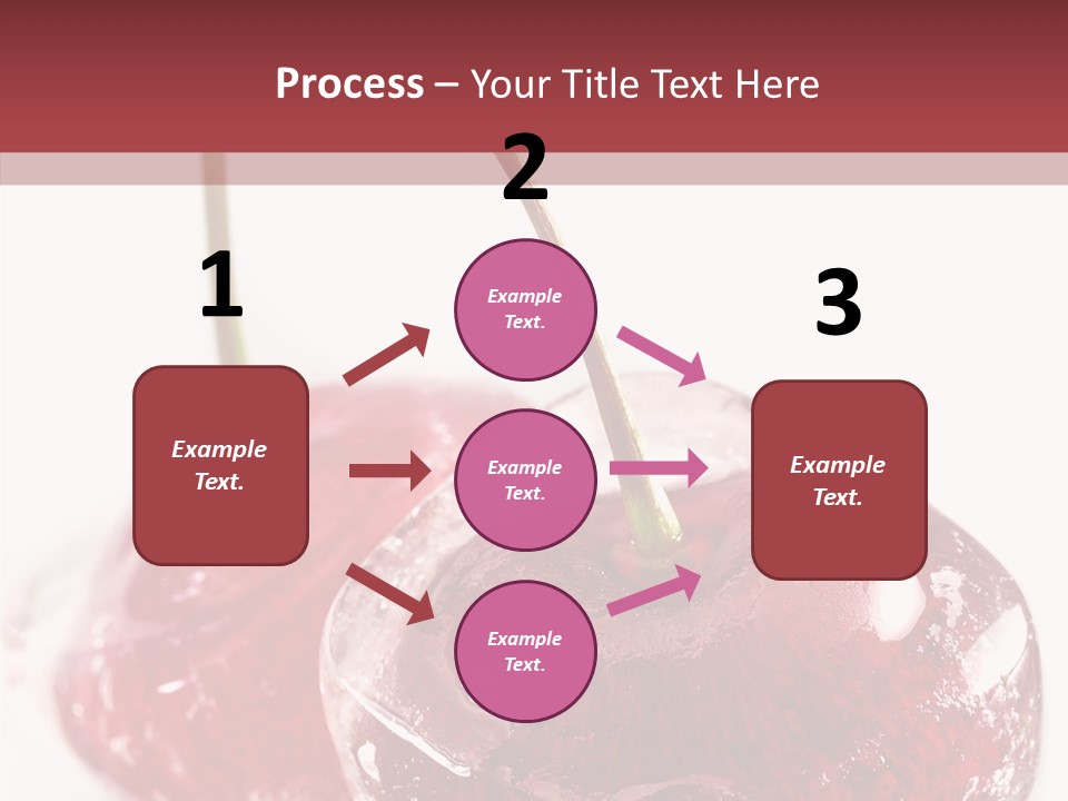 Cherry Berry Dessert PowerPoint Template