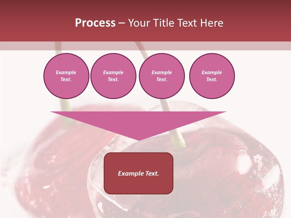 Cherry Berry Dessert PowerPoint Template