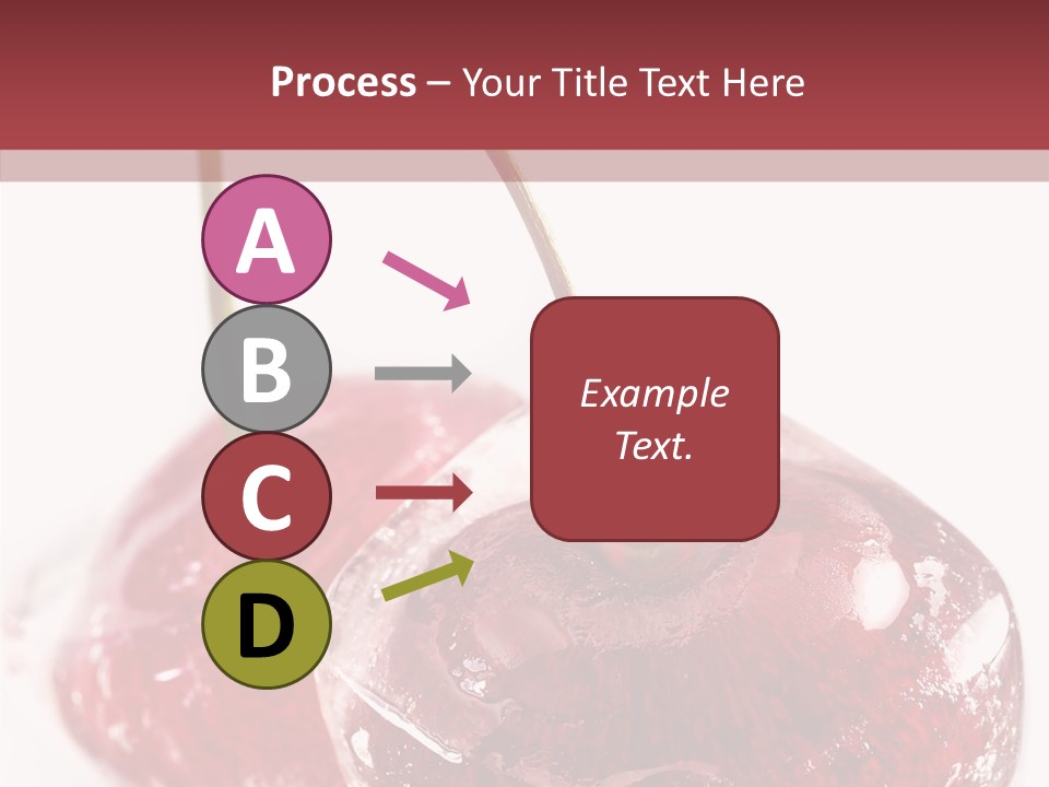 Cherry Berry Dessert PowerPoint Template