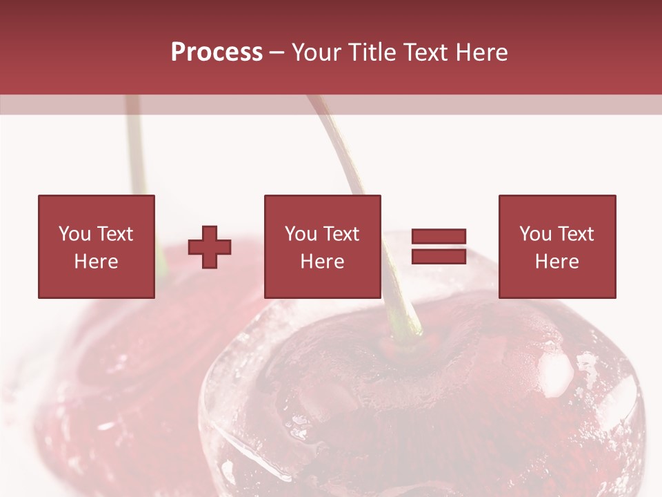 Cherry Berry Dessert PowerPoint Template