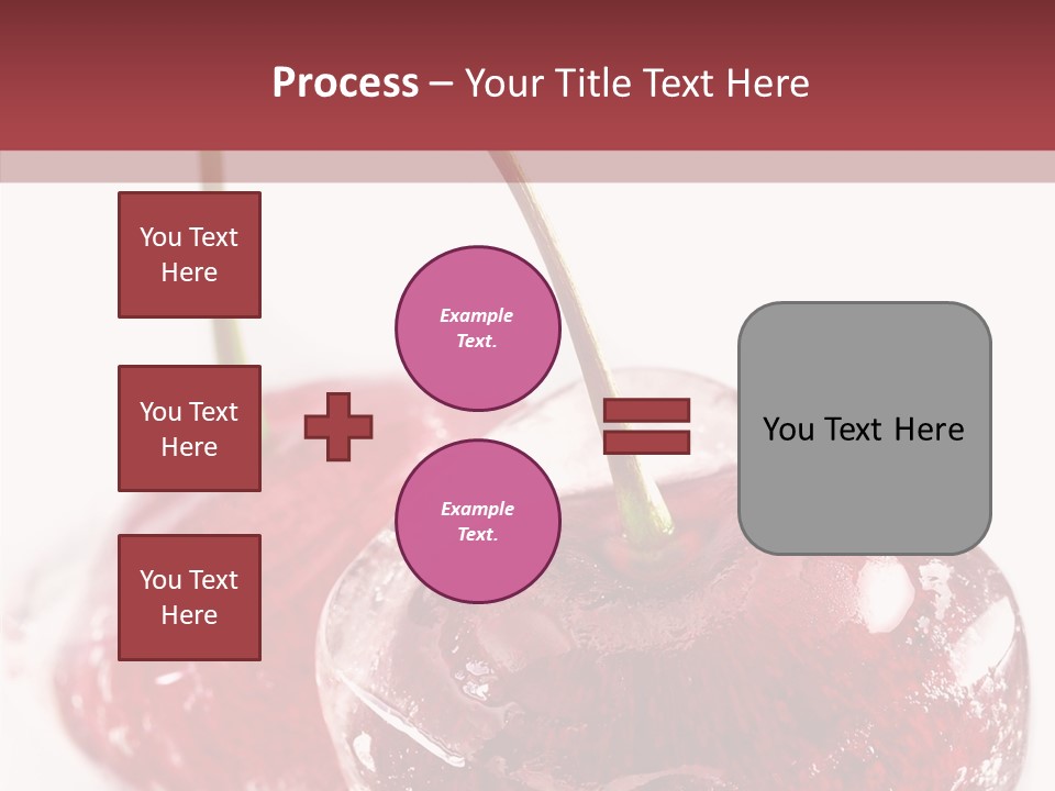 Cherry Berry Dessert PowerPoint Template