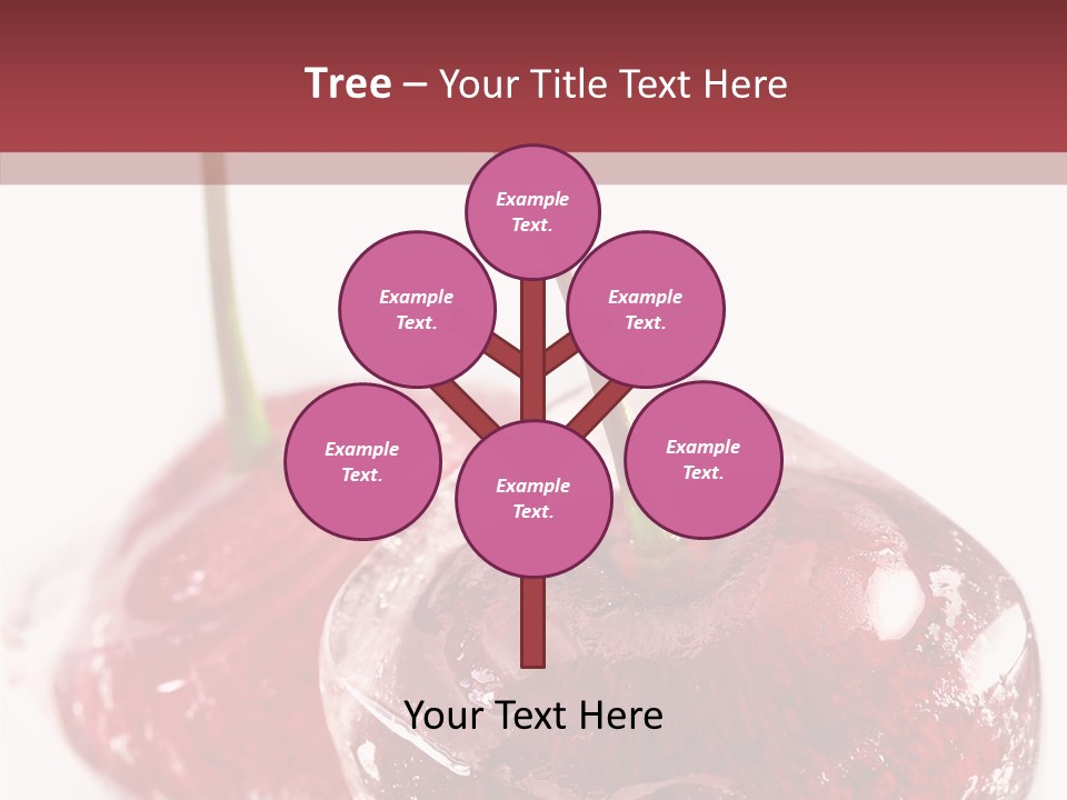 Cherry Berry Dessert PowerPoint Template