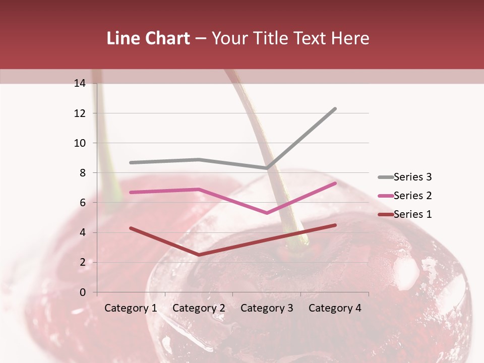 Cherry Berry Dessert PowerPoint Template