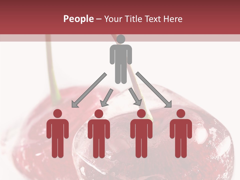 Cherry Berry Dessert PowerPoint Template