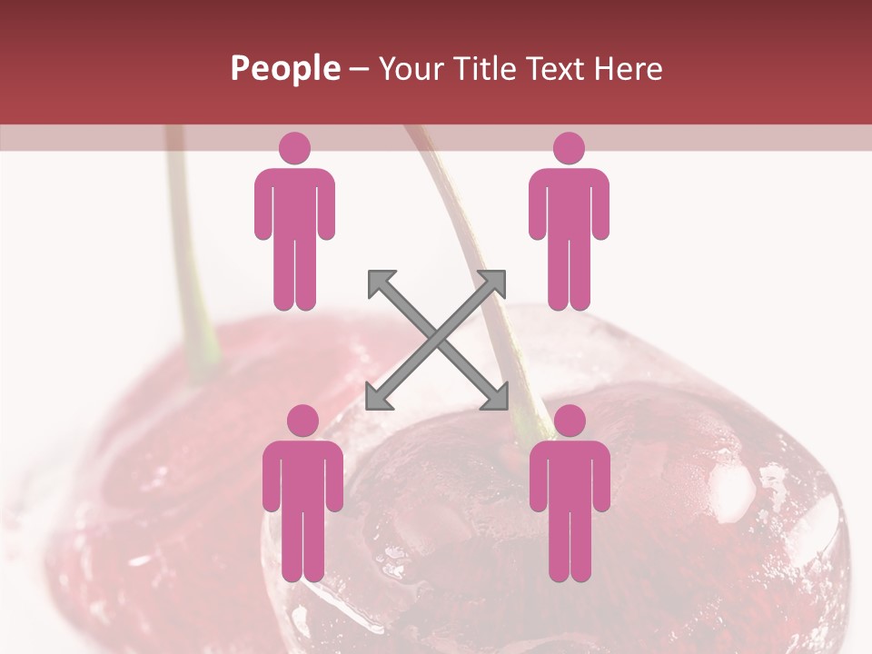 Cherry Berry Dessert PowerPoint Template