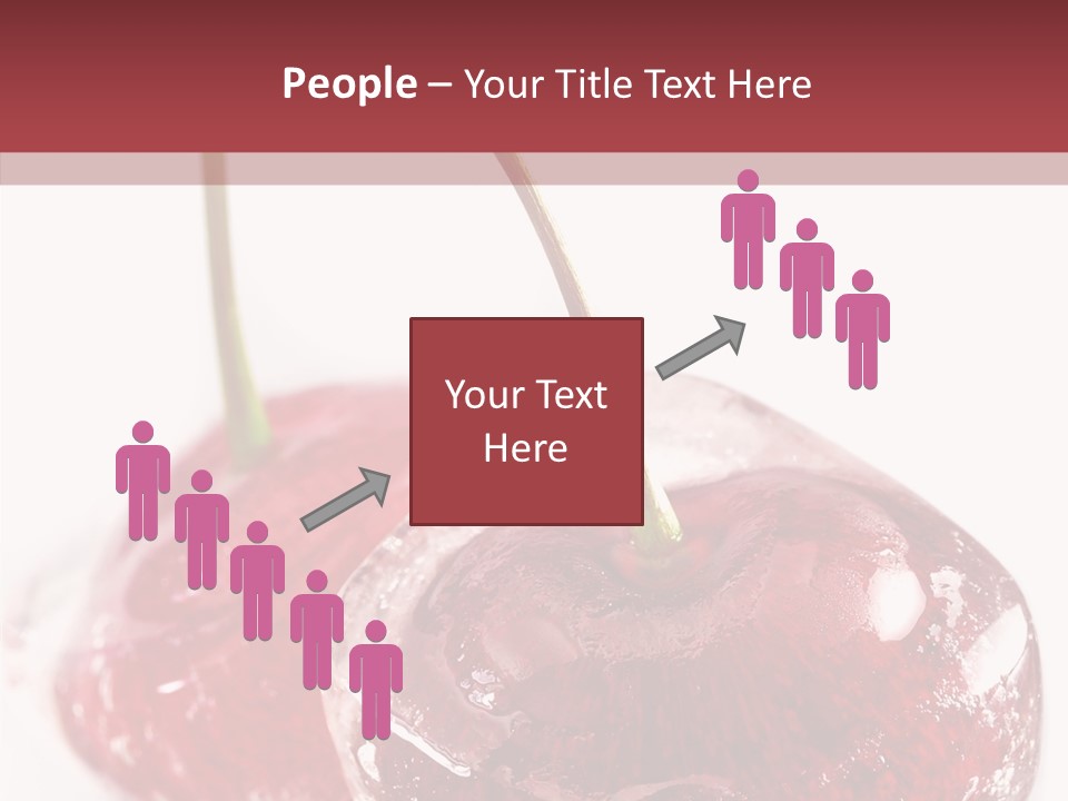 Cherry Berry Dessert PowerPoint Template