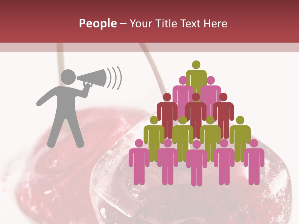 Cherry Berry Dessert PowerPoint Template