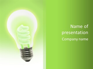 Energy Conservation Save PowerPoint Template