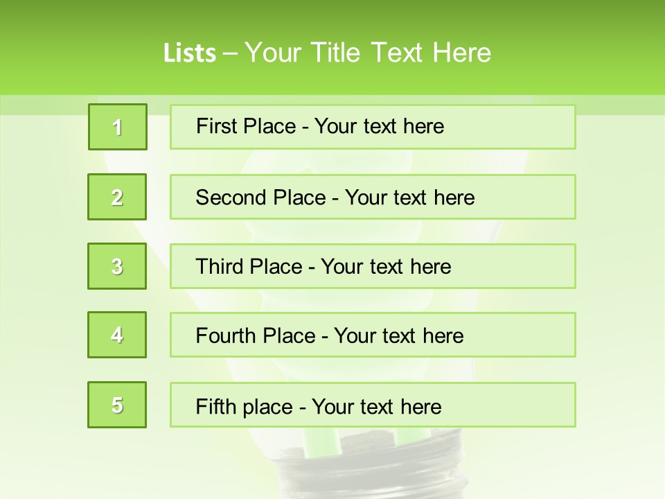 Energy Conservation Save PowerPoint Template