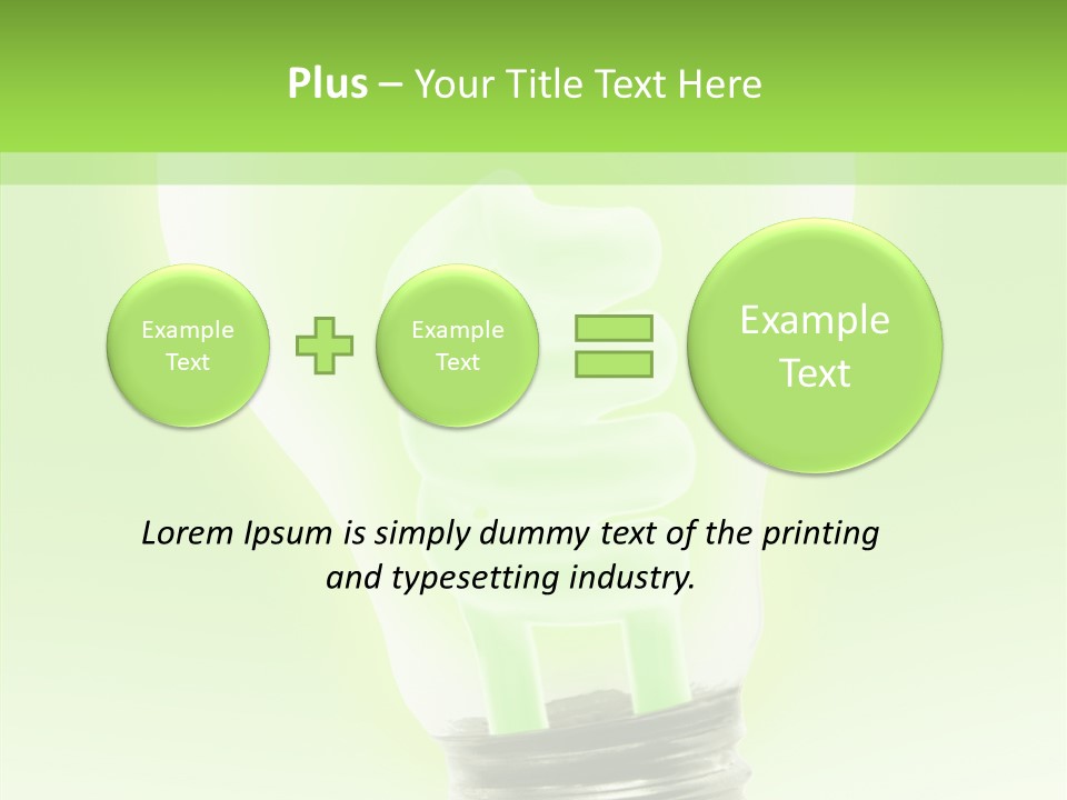 Energy Conservation Save PowerPoint Template