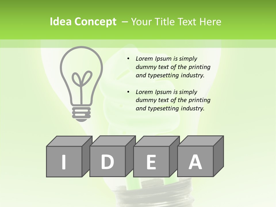 Energy Conservation Save PowerPoint Template