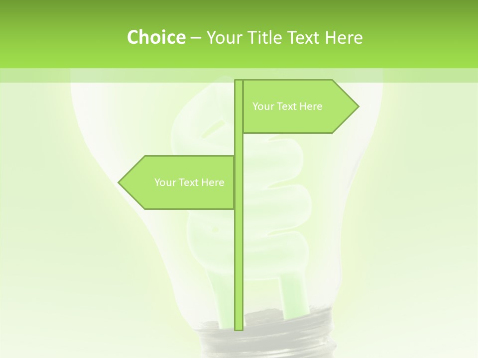 Energy Conservation Save PowerPoint Template