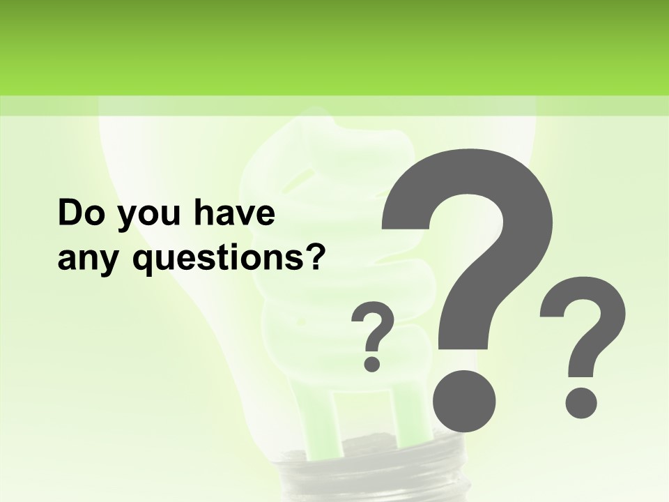 Energy Conservation Save PowerPoint Template